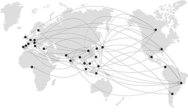 Connecting our customers with our global network of commercial distribution and information