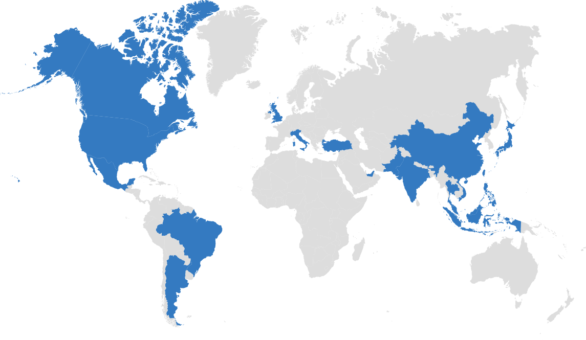 樹脂事業のグローバルネットワーク