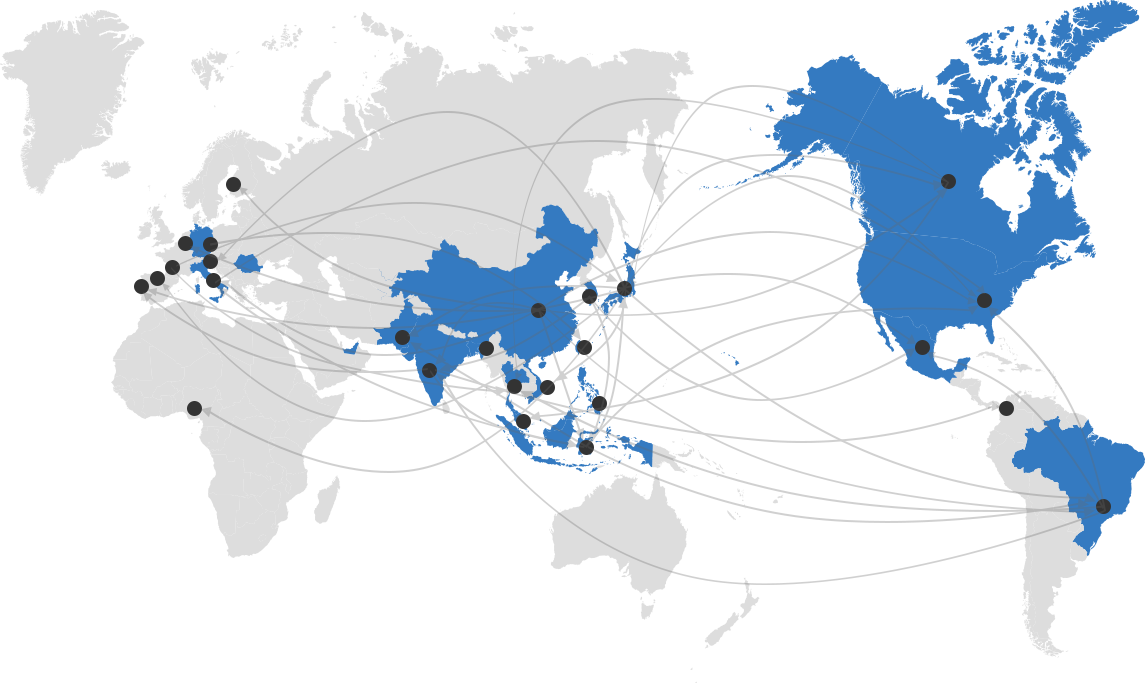 ホンダトレーディングのグローバルネットワーク