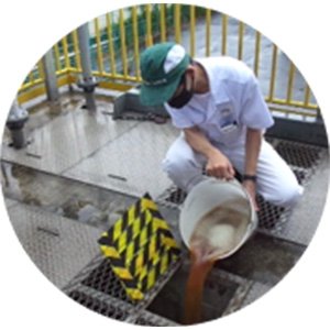 排水処理工程にて発生する有機汚泥の分解削減に「バイオ剤」の提案