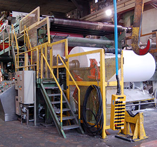 Transforming waste paper back into resources at paper factories